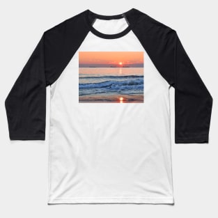 Black Sea Sunrise Baseball T-Shirt